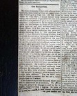 Very Rare Post Burning Of Columbia Sc Pro Rebel Civil War Ending 1865 Newspaper