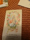 Vintage Holy Prayer Card Virgin Mary Religious Christian Gift C96