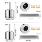 Copper Pipe Cleaner 15 22mm For Electric Drill Bit Metal Plumbing Cleaning Brush