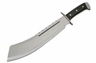 Machete   Rite Edge 13  Cleaver Blade Full Tang Black Wood Handle   Sheath