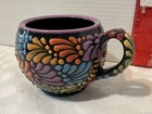 Talavera - Hot Chocolate Cup Large  Hand Painted Mexican Pottery