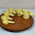 Vintage Tupperware Measuring Cups Harvest Gold Set Of 6 Stacking Nesting