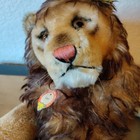 Vintage 1950-60s Steiff Leo Lion 16  All Tags   Button Mohair Great Condition