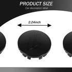 4pcs 63mm 2 5 Inches Slash Wheel Center Cap Covers Fit For Dodge Charger Durango