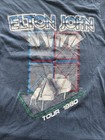 Vintage T-shirt From The Elton John 1980 World Tour Navy Blue Size Small