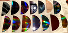 14 Pc Lot Half Moon Silicon Semiconductor Lithography 300mm Wafer Slices Lot  bb