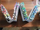 Copic Sketch Markers Lot Of  126 Assorted Colors Plus 15 Ciao  too   Tested