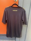 Adidas Soccer Football Jersey Black With 3 Gold Stripes Women Xxl Or Men Sm  40 