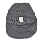 Jj Cole Bundleme Stroller Cover Toddler Black Gray Quilted Fleece Lined Travel