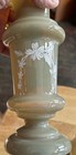 A Pair Antique Victorian Bristol Glass Vases