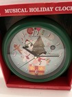 Merry Moments Green Musical Holiday Clock 12 Songs Christmas Decorations New