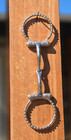 Nos Vintage E  Garcia Sterling Silver Overlay Large D Ring Snaffle Bit 5 