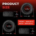 Atv Utv Tires 26x9-12 26x11-12 All Terrain 6-ply Tubeless Set Of 4