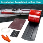 Tongmo Keel Guard  Self-adhesive Shield 8ft For Boat Up To 22ft  Black