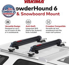 Yakima Powderhound 6 Ski   Snowboard Car Roof Rack For Crossbars