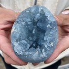 1 2lb Natural Blue Celestite Geode Quartz Crystal Mineral Specimen Healing