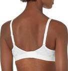 Hanes Women s Ultimate Perfect Coverage Foam Wire-free Bra  White  Large