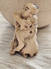 Antique Netsuke  Buddha Stag Collectible Museum Quality Details Signature