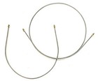 Rear Axle Brake Line Pair  Cut To Length And Flared With Stainless Steel