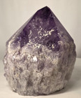 5 9lb Amethyst Druzy Geode Crystal Point 5 7  Polished Top Statement Specimen