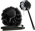 Body Exfoliating Shower Brush 2 Pack Long Handle Back Loofah Bath Brush