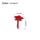 7 X 9 Mm Brads For Paper Crafts  100 Pcs Flower Paper Fastener  Assorted Colors