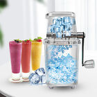 Manual Ice Crusher Shaver Portable Shaved Ice Machine Hand Snow Cone Maker New