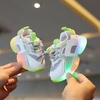 Led New Sport Shoes  2022 Breathable Mesh Toddler Girl Sneakers 1 To 6 Years Old