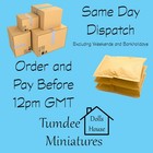 Dolls House Real Cloth Beer Towels 1 12 Scale Miniature Pub Accessory S2 Tumdee