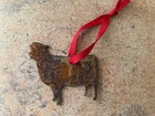 Folk Art Sheep Ornament  Rustic  Farmhouse  Folk Art