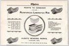 1896 Reinforced Laminated Rims Kundtz Bending Works Cleveland Bicycle Print Ad