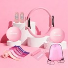 12 Pcs Pilates Equipment Kit For Home Workouts  Women s Pilates Essentials Pink