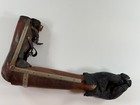 Rare Civil War Era James Hanger Leather Metal Prosthetic False Arm Hand Elbow