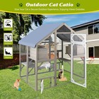 Petscosset Cat Catio Outdoor Enclosure Outside Patio Large Catio House