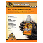 Gorilla Original Waterproof Polyurethane Glue 2 Ounce 2 Pack Brown