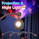 Baby Musical Crib Toy Mobile Moon star Projector Music Box 108 Songs timing Mode