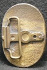 Xg01113 Very Cool Vintage 1970s    boat Anchor    Artwork Mens Brass Belt Buckle