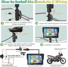 W502 Motorcycle Gps Wireless Portable Carplay android Auto Waterproof Car Stereo