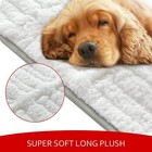 Dog Bed Crate Mat  Soft Plush Dog Bed Pad Machine Washable Crate Pad 42 x28 