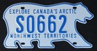 Bear - Northwest Territories Canada License Plate   2010  Pick A Number