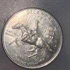 1999 Delaware State Quarter- Exelent Condition  - Spiting Horse- Error