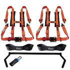 Rzr 200-harness Bar W  Orange 4-point H-style Harnesses  Straps   Bypass