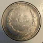 1920 Maine Centennial Commemorative Half Dollar Xf   900 Silver