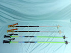      Vintage Lot Of 2 Pair Ski Poles Kerma Team Gold Medal   Dynastar       