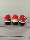 Lot Of 3 Vintage Little Tikes Chunky People Fireman And Worker