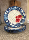 The Pioneer Woman heritage Floral blue 12-piece Stoneware dinnerware Set