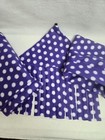 Fleece Cage Liners-lofts-cuddle Sacks-beds-pee Pads-hidey-white Dot On Purple
