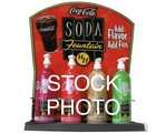 Coca Cola Soda Fountain Flavor Station Advertising Display Plexiglass Store Sign
