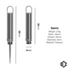 Dailycarryco  Tipick Titanium Toothpick Holder - Polished Edition