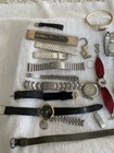 Vintage   Modern Lot Of Mixed Watches Not Running-bands  Repair Parts